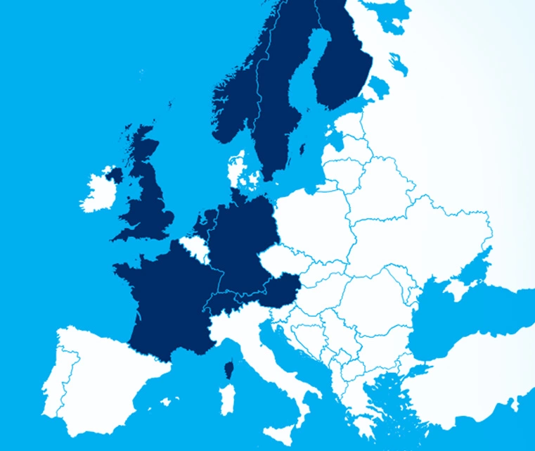 Standorte von Aareon in Europa