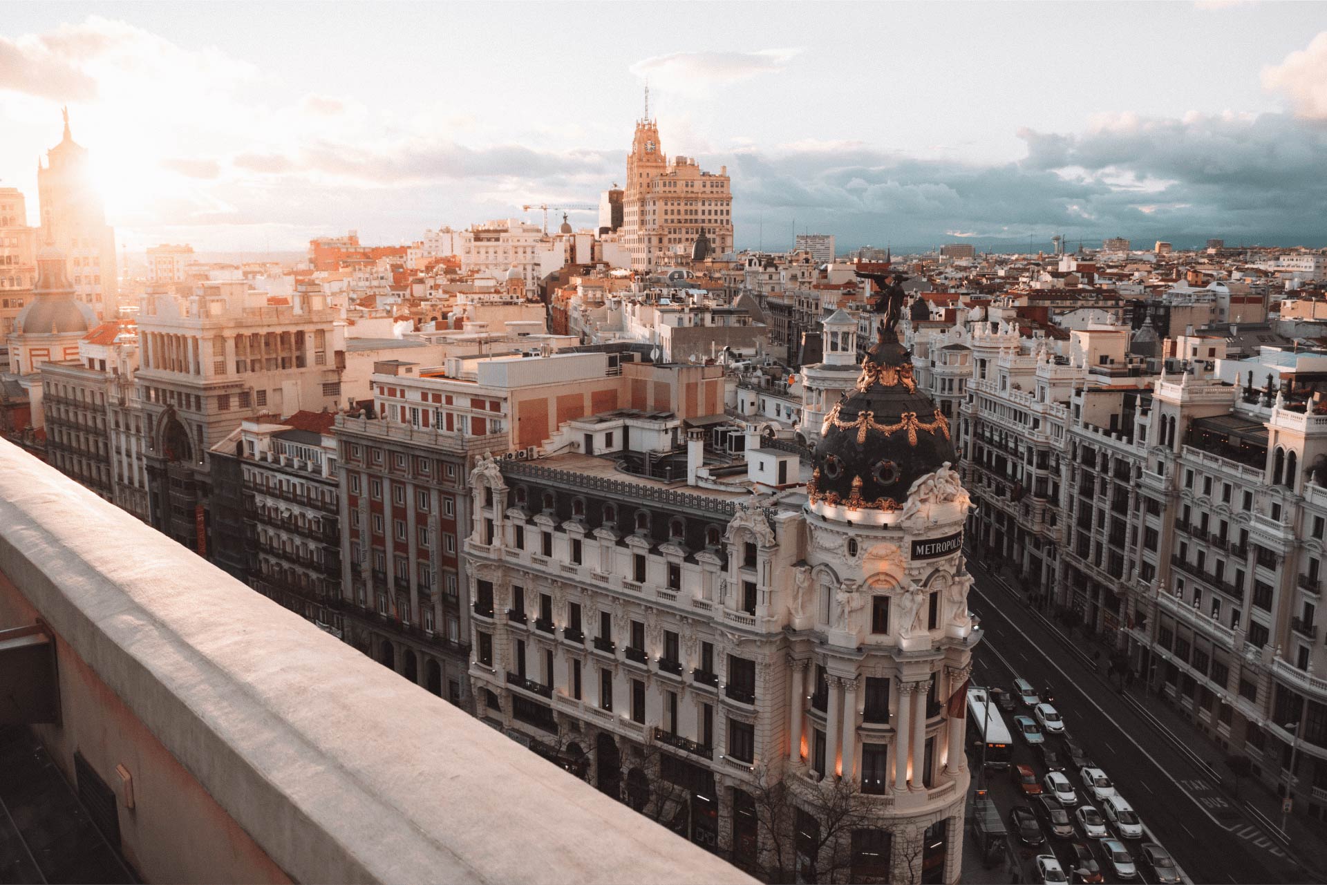 View over Madrid
